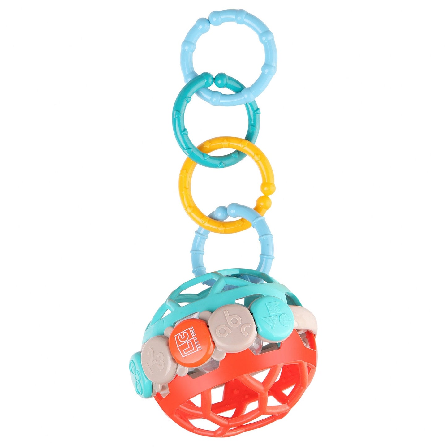 Rattle Flexi Ball with Hangers-Ball, catrat, Colors, Coordination, Hanger, Play, Rattle, Skills, Soft, Sound-Let's Be Child-[Too Twee]-[Tootwee]-[baby]-[newborn]-[clothes]-[essentials]-[toys]-[Lebanon]
