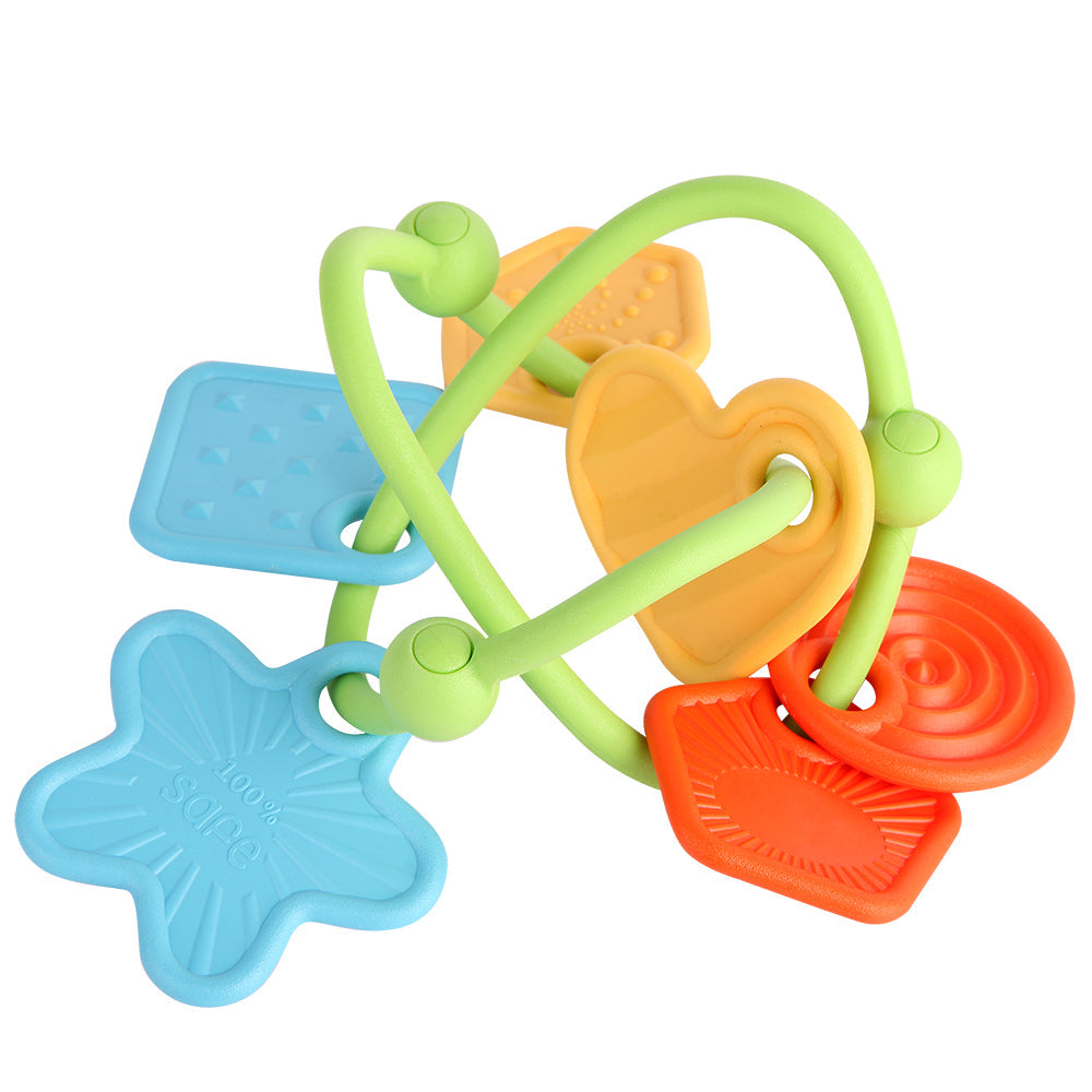 Twist Rattle-catrat, Colors, Coordination, Hard, Hear, Play, Rattle, Sense, Skills, Soft, Sound, Touch-Let's Be Child-[Too Twee]-[Tootwee]-[baby]-[newborn]-[clothes]-[essentials]-[toys]-[Lebanon]