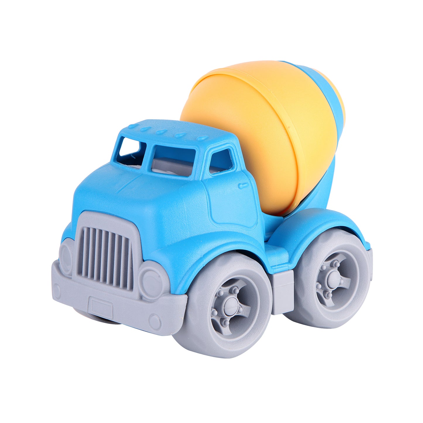Blue Mini Mixer Truck-Blue, Car, catveh, Communication, Construction, Coordination, Imagination, Language, Mixer, Motor, Pretend, Skills, Toy, Truck, Wheels-Let's Be Child-[Too Twee]-[Tootwee]-[baby]-[newborn]-[clothes]-[essentials]-[toys]-[Lebanon]