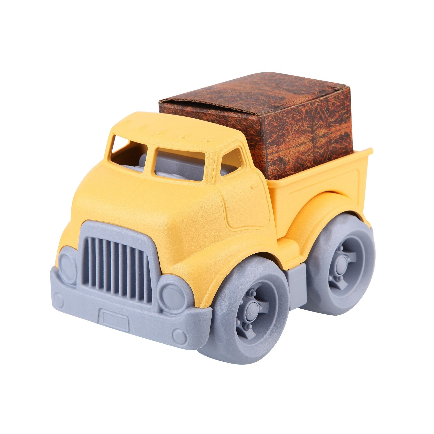 Yellow Mini Pickup-Car, Communication, Coordination, Imagination, Language, Loader, Motor, Pickup, Pretend, Skills, Toy, Tractor, Truck, Wheels, Yellow-Let's Be Child-[Too Twee]-[Tootwee]-[baby]-[newborn]-[clothes]-[essentials]-[toys]-[Lebanon]