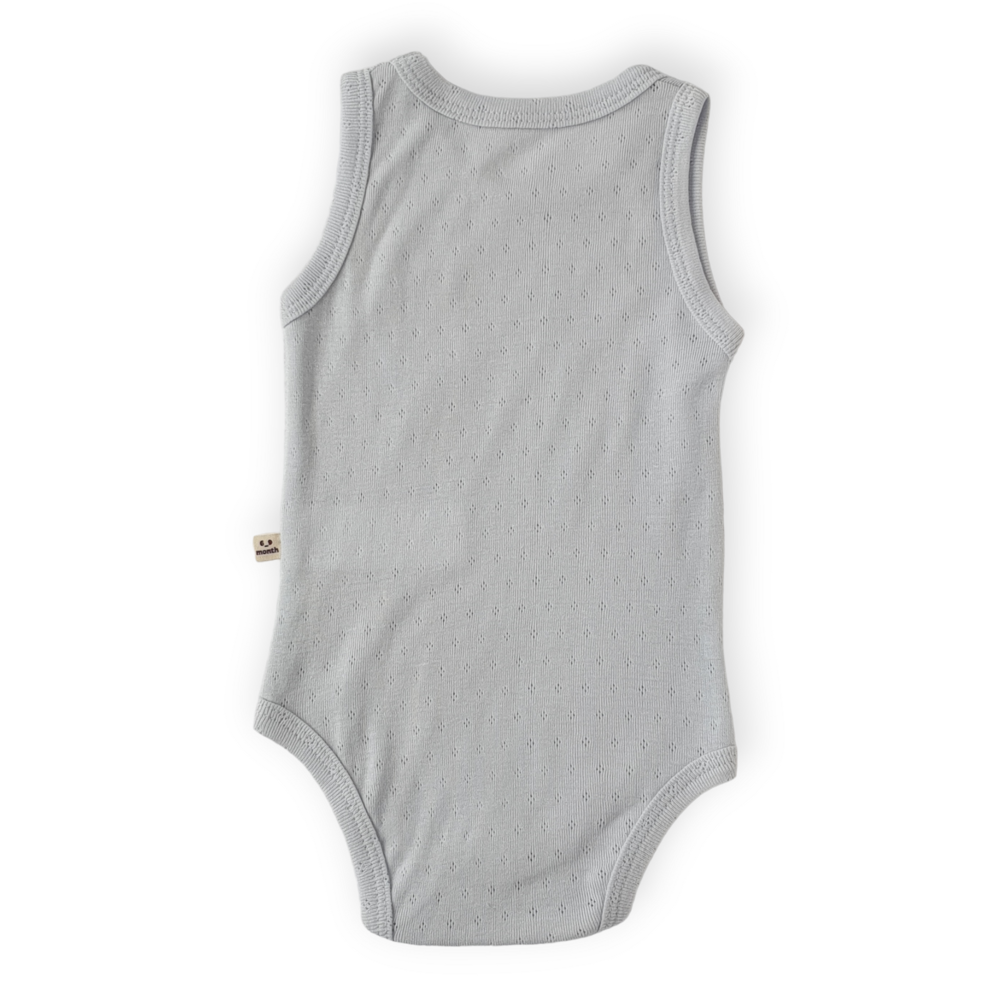 Basic Grey Sleeveless Body-Body, Bodysuit, Boy, Catboy, Catgirl, Catunisex, Creeper, Girl, Grey, Onesie, Sleeveless, SS23-Veo-[Too Twee]-[Tootwee]-[baby]-[newborn]-[clothes]-[essentials]-[toys]-[Lebanon]