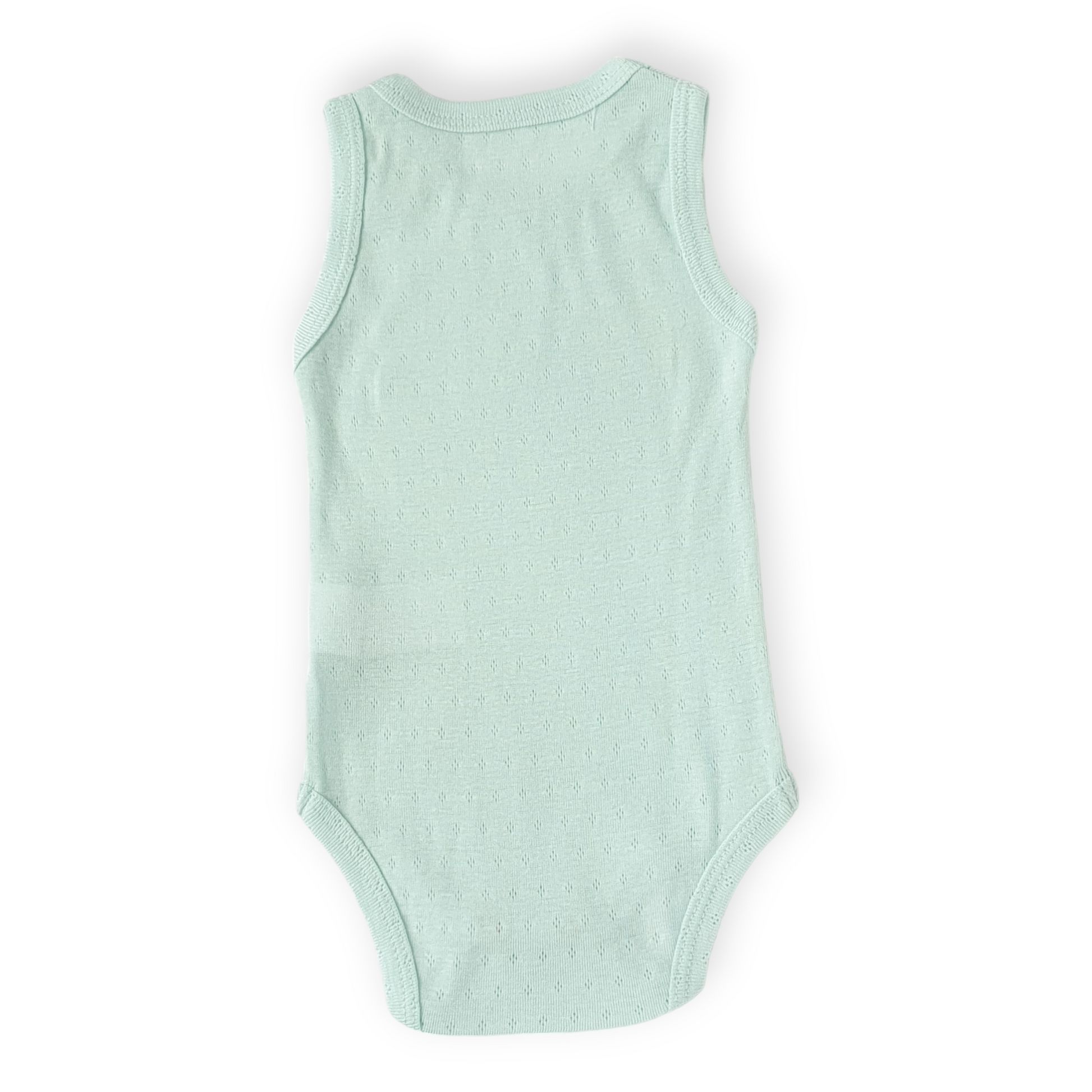 Basic Light Green Sleeveless Body-Body, Bodysuit, Boy, Catboy, Catgirl, Catunisex, Creeper, Girl, Green, Light Green, Onesie, Sleeveless, SS23-Veo-[Too Twee]-[Tootwee]-[baby]-[newborn]-[clothes]-[essentials]-[toys]-[Lebanon]