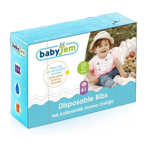 Disposable Bibs-Bib, Bibs, catbabycare, Disposable-Babyjem-[Too Twee]-[Tootwee]-[baby]-[newborn]-[clothes]-[essentials]-[toys]-[Lebanon]